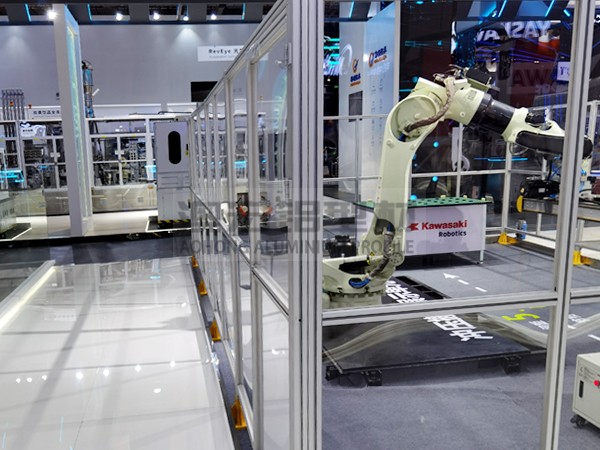 可拆裝扶梯鋁型材圍欄 可拆裝扶梯鋁型材圍欄